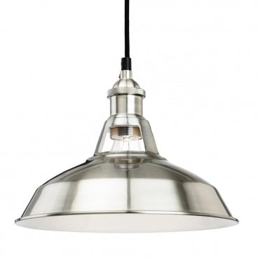 ALBANY Pendant, Brushed Steel