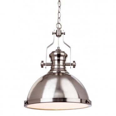 ALBION - Pendant Brushed Steel