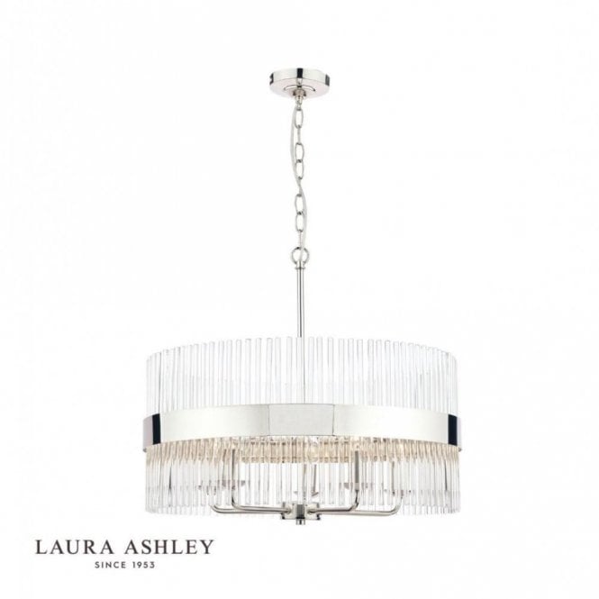 ALEXA 5 Light Pendant Ceiling Light | Polished Chrome