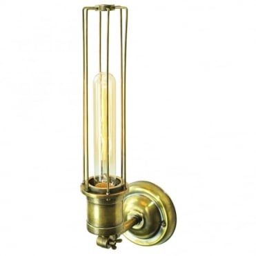 ALEXANDER - Adjustable Wall/Ceiling Light Antique Brass C/W Lb1 Bulbs