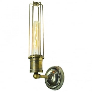 ALEXANDER - Wall Antique Brass C/W Lb1 Bulbs