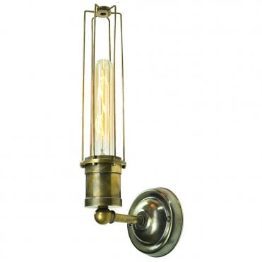 ALEXANDER - Wall Antique Brass C/W Lb1 Bulbs
