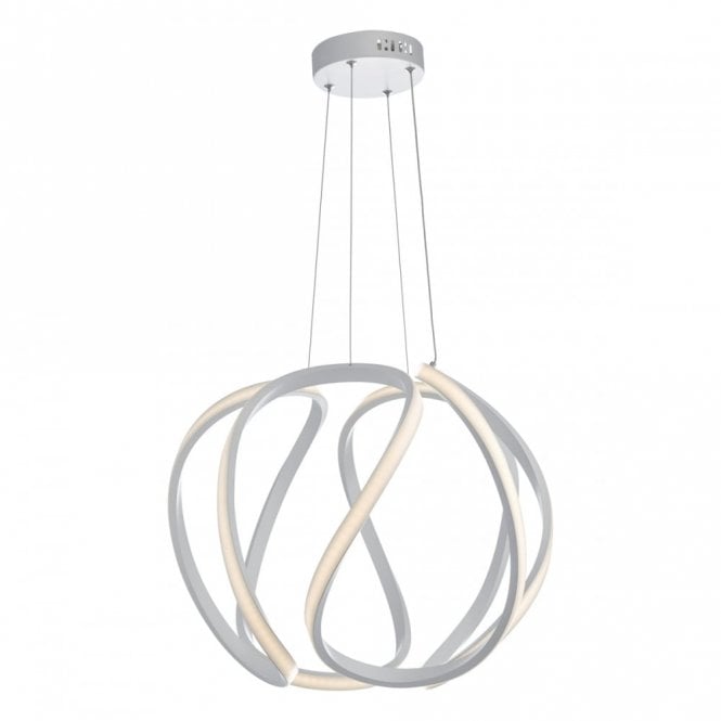 ALONSA Sculptural LED Ceiling Pendant Large White