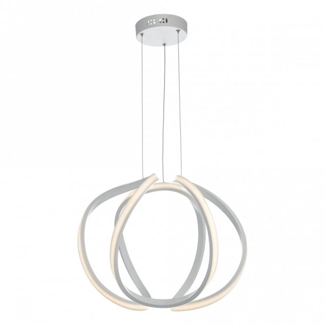 ALONSA Sculptural LED Ceiling Pendant Small White