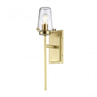 Bathroom Wall Light in Antique Brass IP44