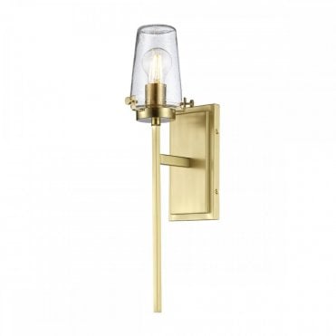 ALTON Bathroom Wall Light in Antique Brass IP44