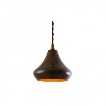 AMINA - Moroccan Ceiling Pendant In Antique Brass
