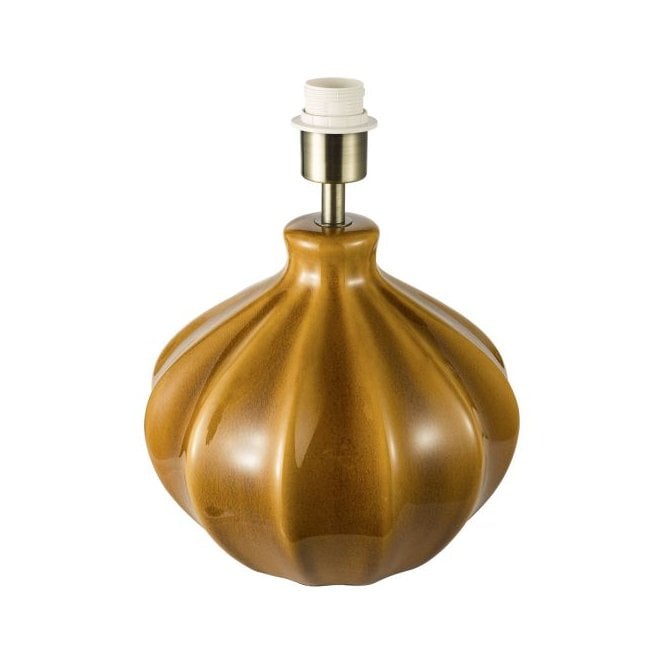 Amrita Ceramic Table Lamp - Caramel (Base Only)