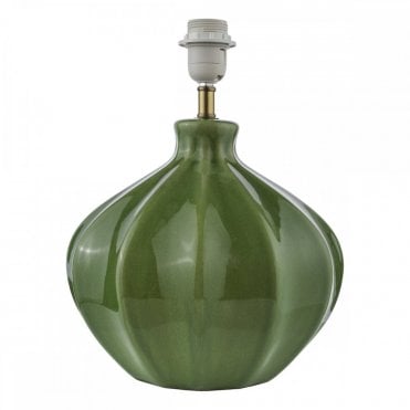 Amrita Ceramic Table Lamp - Green (Base Only)