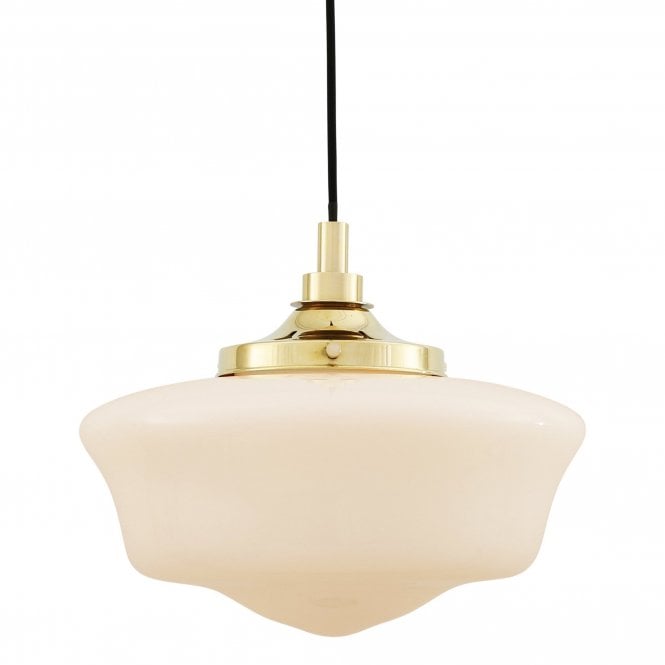 ANATH Industrial Bathroom Ceiling Pendant Polished Brass IP44
