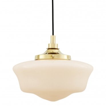 ANATH Industrial Bathroom Ceiling Pendant Polished Brass IP44