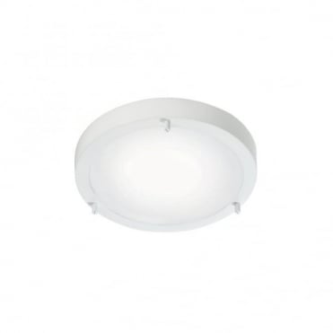 ANCONA MAXI - Flush Bathroom Ceiling Light White