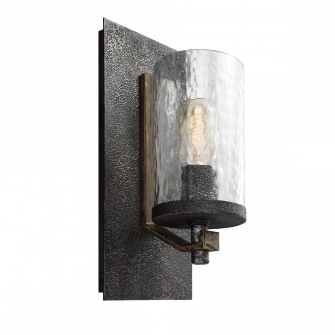 ANGELO Wall Light Wood Grey