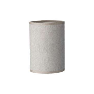 ANTLER/FLEMISH - Cylindrical Cream Fabric Shade