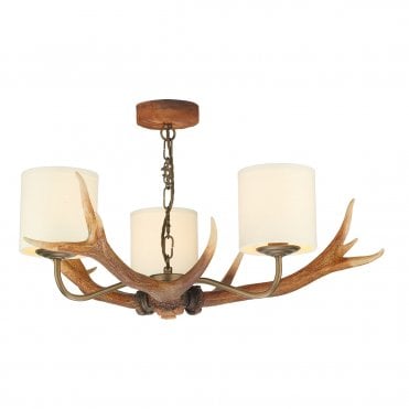 Stag Antler Ceiling Pendant