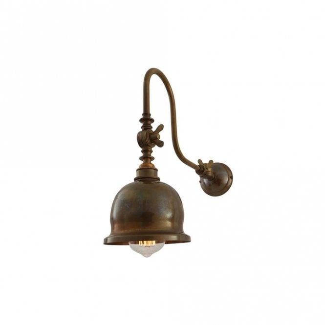 APIA - Swivel Poster Light Wall Light In Antique Brass