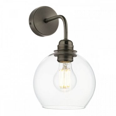 APOLLO Single wall light in antique brass DHL