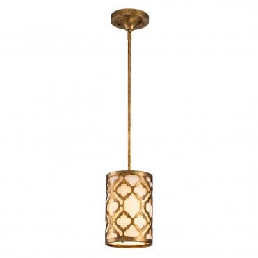 Duo-Mount Mini Pendant Distressed Gold