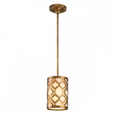 ARABELLA Duo-Mount Mini Pendant Distressed Gold