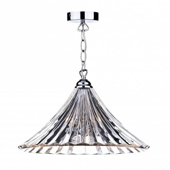 ARDECHE - Fluted Glass Ceiling Pendant Light