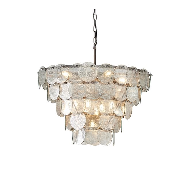ARISE Tiered Mercury Glass Pendant