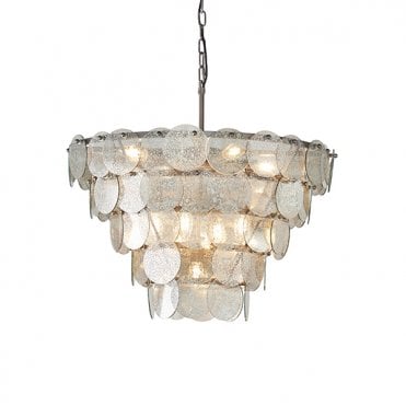 ARISE Tiered Mercury Glass Pendant