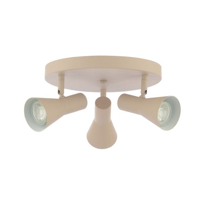 Arnel 3 Light Cluster Spotlight - Satin Taupe