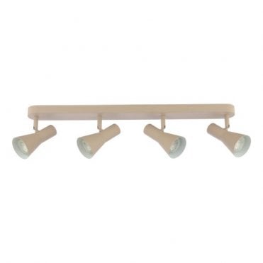 Arnel 4 Light Spotlight Bar - Satin Taupe