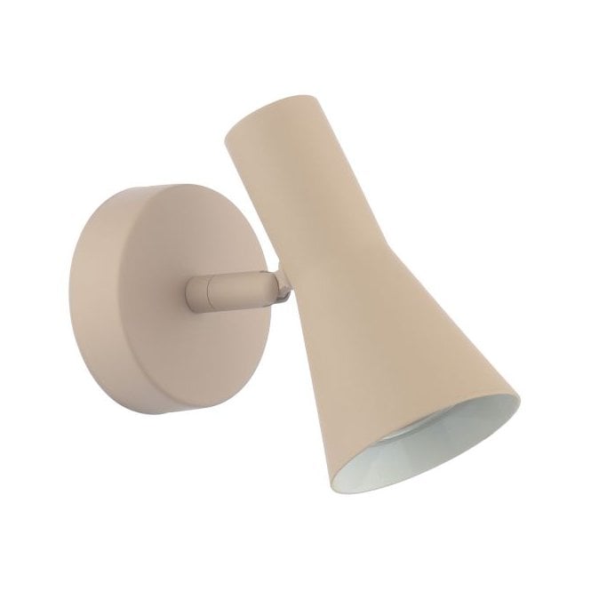 Arnel Spotlight Wall Light - Satin Taupe