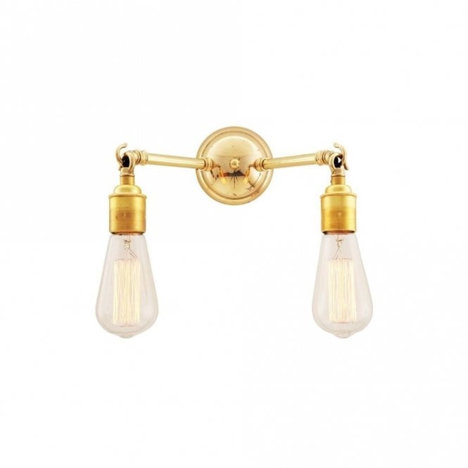ARRIGO - Double Wall Light In Polished Brass