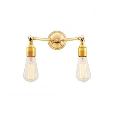 ARRIGO - Double Wall Light In Polished Brass