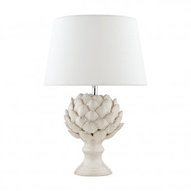 ARTICHOKE Table Lamp Cream with Shade