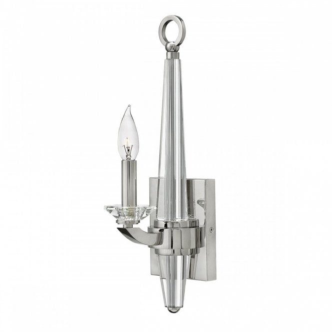 ASCHER Wall Light Crystal Polished Nickel