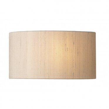 ASCOTT - Curved Wall Washer Light With Taupe Silk Shade