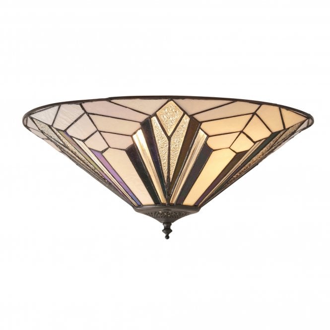 ASTORIA - Tiffany Flush Ceiling Light