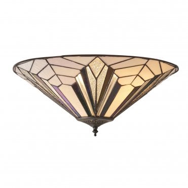 ASTORIA - Tiffany Flush Ceiling Light