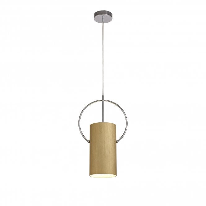 AURA Ceiling Pendant Light Gold/Polished Chrome