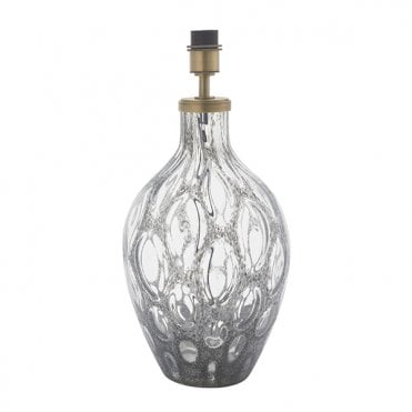 Aura Large Charcoal Tinted Glass Base