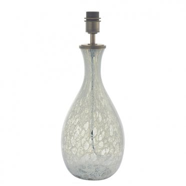 AURA Large White And Grey Glass Base
