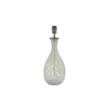 AURA Large White And Grey Glass Base