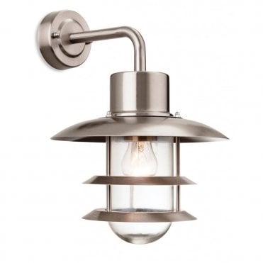 AUSTIN Wall Light, Stainless Steel