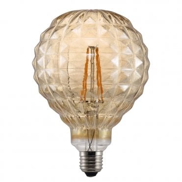 AVRA - E27 Square Amber Decorative LED Bulb