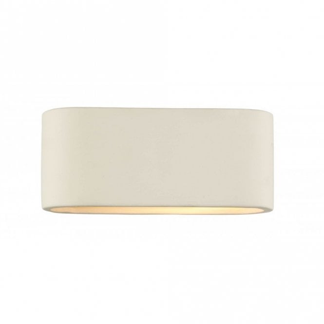 AXTON - Double Insulated Small Matt White Ceramic Wall Bracket