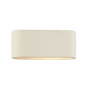 AXTON - Double Insulated Small Matt White Ceramic Wall Bracket