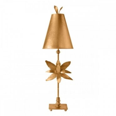 Quirky Table Lamp Gold Leaf