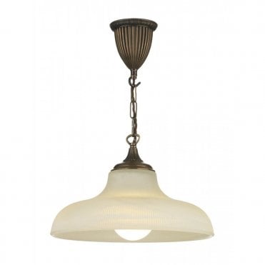 BADGER - Aged Bronze Ceiling Pendant Double Insulated