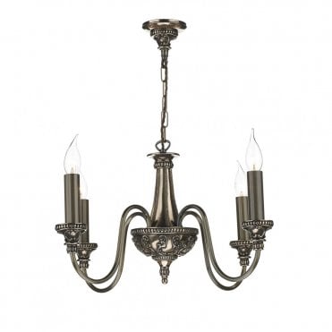BAILEY - Traditional Bronze 4 Light Chandelier