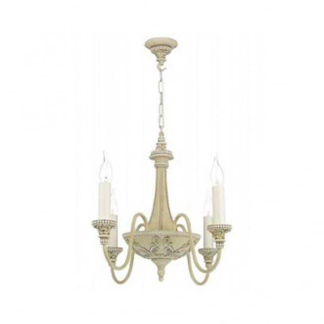 BAILEY - Traditional Cream Chandelier 4 Lights