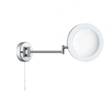MAGNIFYING MIRROR IP44 WITH LED LIGHT