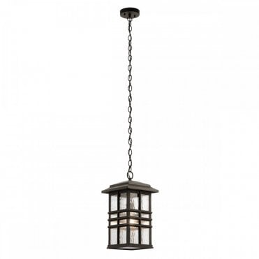 BEACON Square Chain Lantern in Bronze